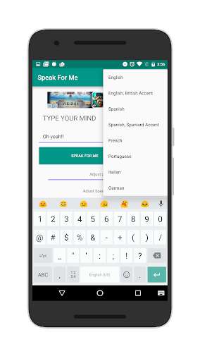 Play APK Speak For Me - Text to Speech  and enjoy Speak For Me - Text to Speech with UptoPlay com.onelldev.onellroman.speaktome