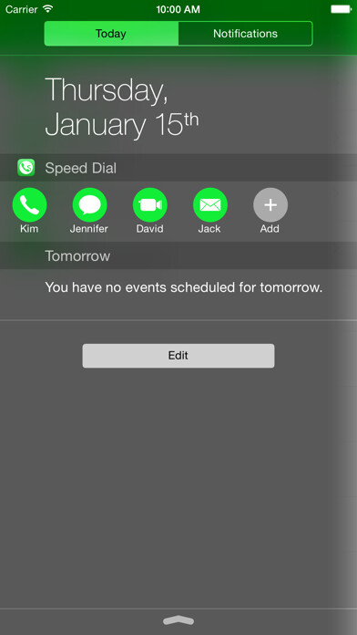 Play Speed Dial Widget 
