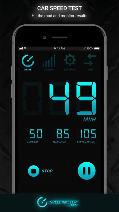 Speedometer PRO HUD online game with UptoPlay