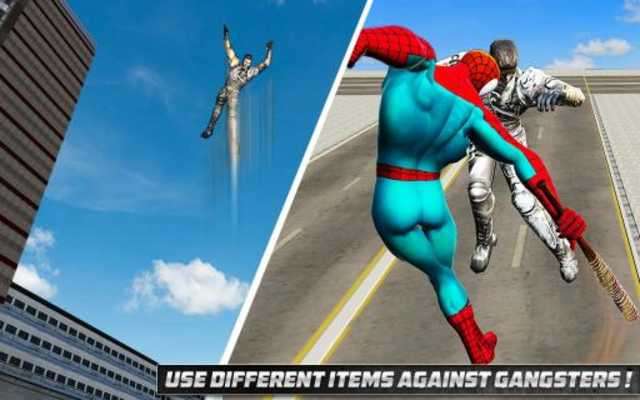 Play Spider Hero in Action: Street Fighting City Battle 