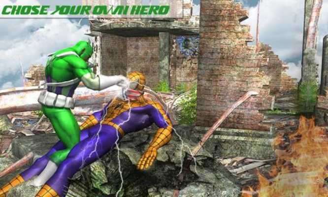 Play Spider Hero vs Captain PK Superhero Crime City USA 