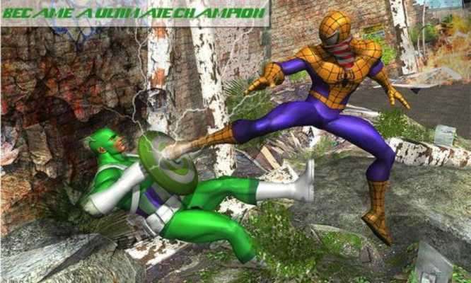 Play Spider Hero vs Captain PK Superhero Crime City USA 