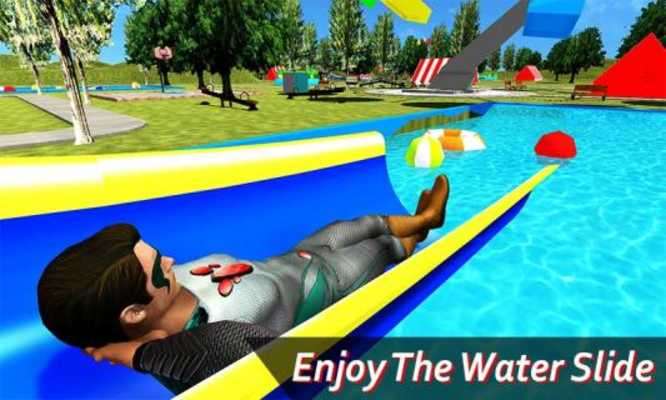 Play Spider Water Slide Adventure Superhero Uphill Rush 