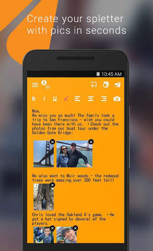 Play Spletter - send letter & photos  and enjoy Spletter - send letter & photos with UptoPlay