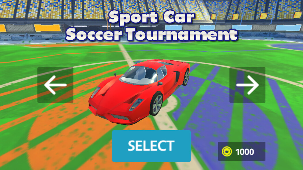 Play APK Sport Car Soccer Tournament 3D  and enjoy Sport Car Soccer Tournament 3D with UptoPlay com.argeworld.SportCarSoccer