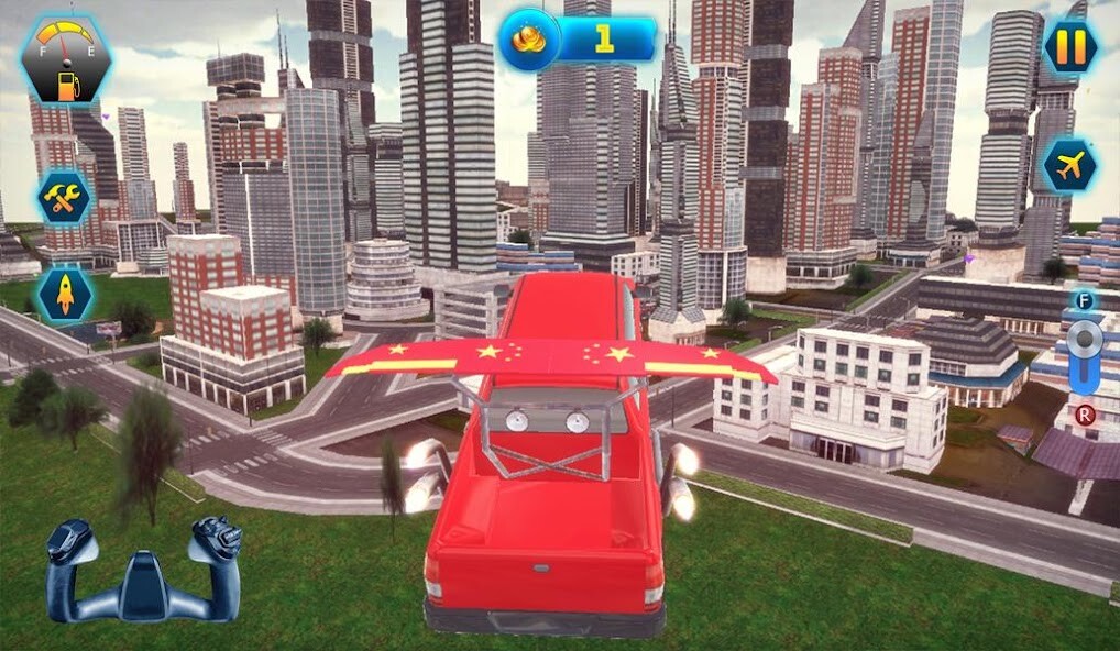 Play APK Sports Flying Car 3d Games  and enjoy Sports Flying Car 3d Games with UptoPlay com.yogidivinegames.sportsflyingcarsimulatorPRO