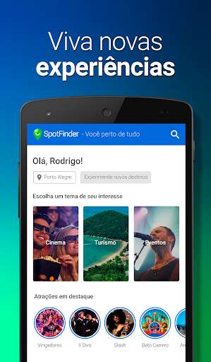Play APK SpotFinder: Cinema, shows, turismo e novos lugares  and enjoy SpotFinder: Cinema, shows, turismo e novos lugares using 