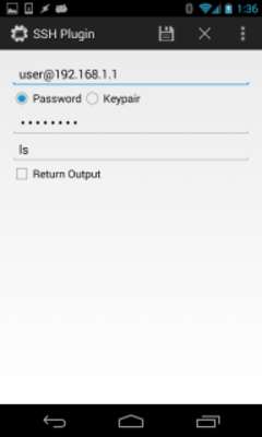 Play SSH Tasker Plugin Play SSH Tasker Plugin