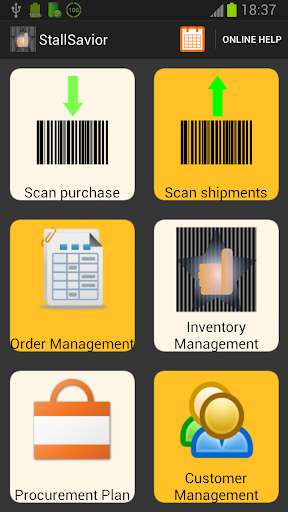 Play APK StallSavior Inventory Scan ERP  and enjoy StallSavior Inventory Scan ERP with UptoPlay com.kagoo.StallSavior