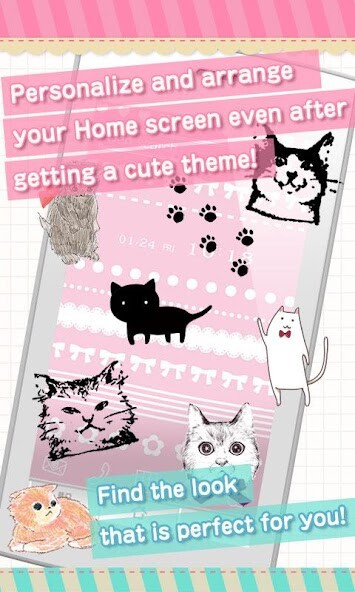 Play APK Stamp Pack: Kitty Collection  and enjoy Stamp Pack: Kitty Collection with UptoPlay jp.co.a_tm.android.plushome.stamp.neko_collection