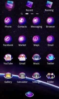 Play starry night2 Theme GOLauncher 
