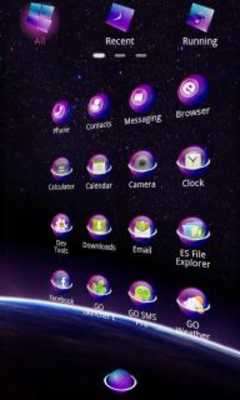 Play starry night2 Theme GOLauncher 