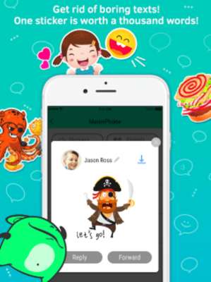 Play Stickers Messenger for Kids! 