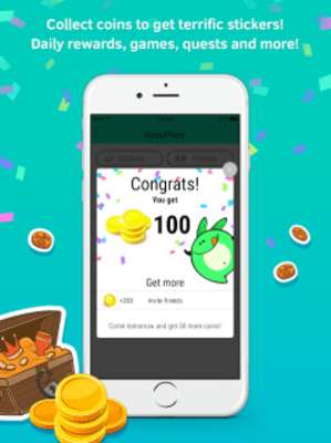 Play Stickers Messenger for Kids! 