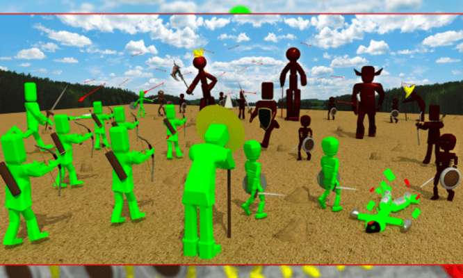 Play Stickman Battle of Warriors 