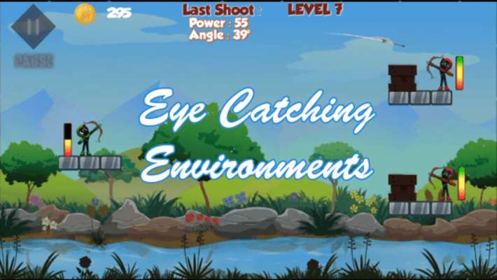 Play Stickman Bow Mastery: Flying Arrows 