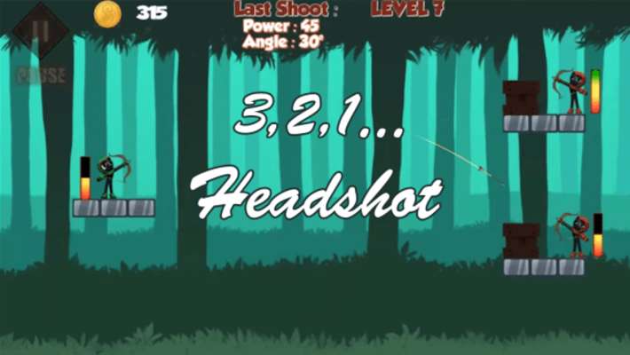 Play Stickman Bow Mastery: Flying Arrows 