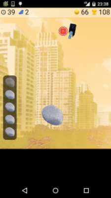 Play stone bottle shoot game 