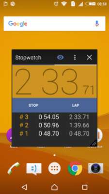 Play Stopwatch Small App 