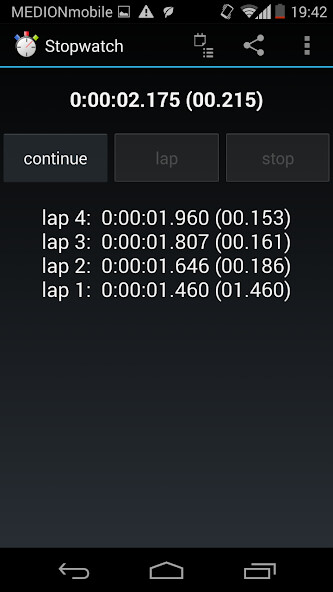 Play APK stopwatch with lap times  and enjoy stopwatch with lap times with UptoPlay de.kgw66.stoppUhr