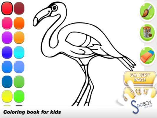 Play stork coloring book 