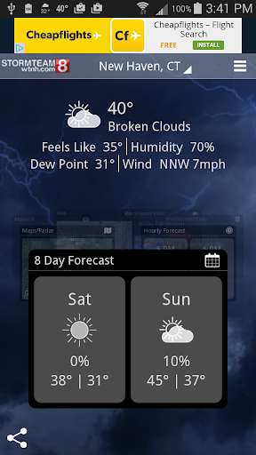 Play APK StormTeam8 - WTNH Weather  and enjoy StormTeam8 - WTNH Weather with UptoPlay com.wtnh.android.weather