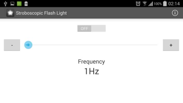 Play Stroboscopic Flash Light 