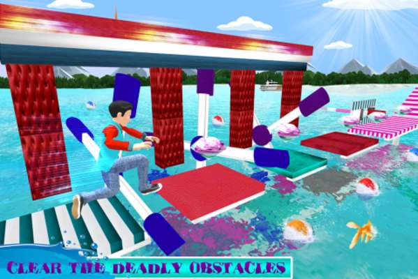 Play Stunt Man in Water Park 