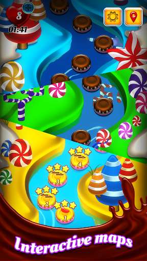Play APK Sugar Candy Mania – Match 3 Games  and enjoy Sugar Candy Mania – Match 3 Games with UptoPlay com.gamenexa.sugar.candy.crush.mania.match3