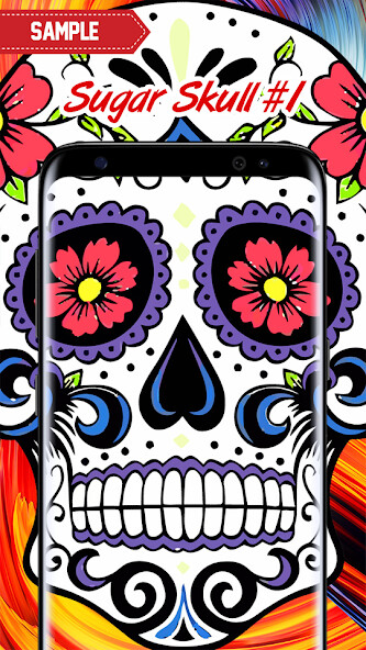 Play Sugar Skull Wallpaper 