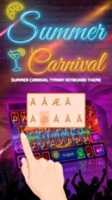 Play Summer Carnival Theme&Emoji Keyboard 