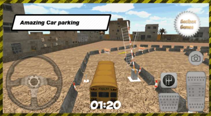 Play Super 3D School Bus Parking Play Super 3D School Bus Parking