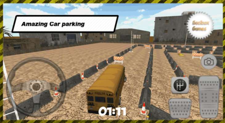Play Super 3D School Bus Parking Play Super 3D School Bus Parking