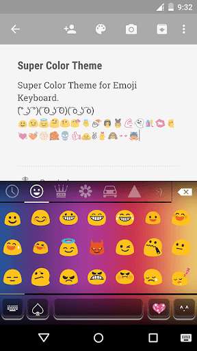 Play APK Super Color Emoji Keyboard  and enjoy Super Color Emoji Keyboard with UptoPlay com.kkkeyboard.emoji.keyboard.theme.SuperColor