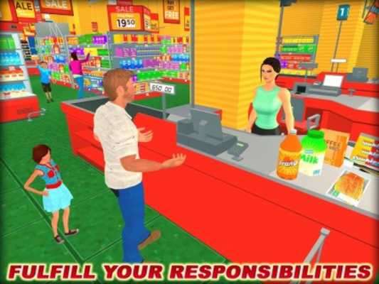 Play Super Dad Simulator - Happy Daddy Virtual Family 