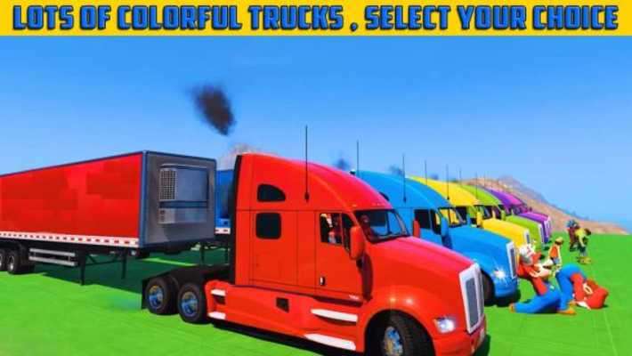 Play Superhero 8x8 Swerve Truck-Hillock Simulator 