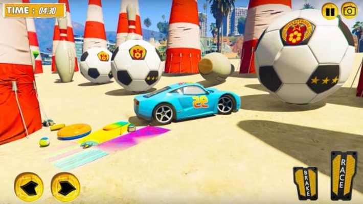 Play Superhero League (Lightning Car Stunts) 