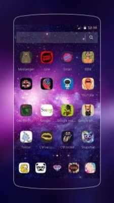 Play Supreme Purple Sky Launcher 