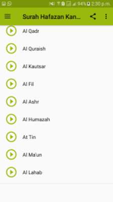 Play Surah Hafazan Kanak-Kanak 