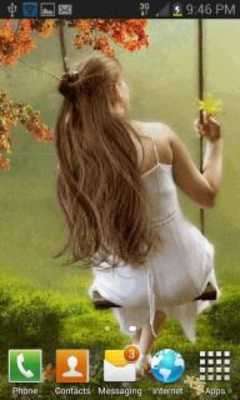 Play Swing In Rain LWP 