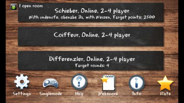 Play SwissJass Pro, Schieber, Coiffeur, Differenzler 
