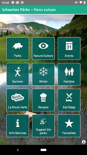 Play APK Swiss parks  and enjoy Swiss parks with UptoPlay de.alpstein.alpregio.SchweizerPaerke