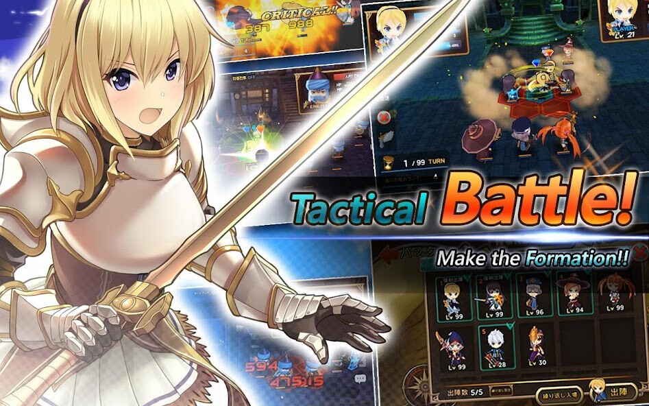 Play APK TacticsLand(SRPG)  and enjoy TacticsLand(SRPG) with UptoPlay com.NewClear.NendoLand2017