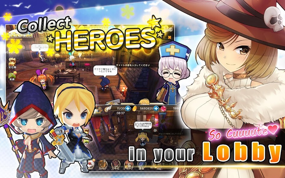 Play APK TacticsLand(SRPG)  and enjoy TacticsLand(SRPG) with UptoPlay com.NewClear.NendoLand2017