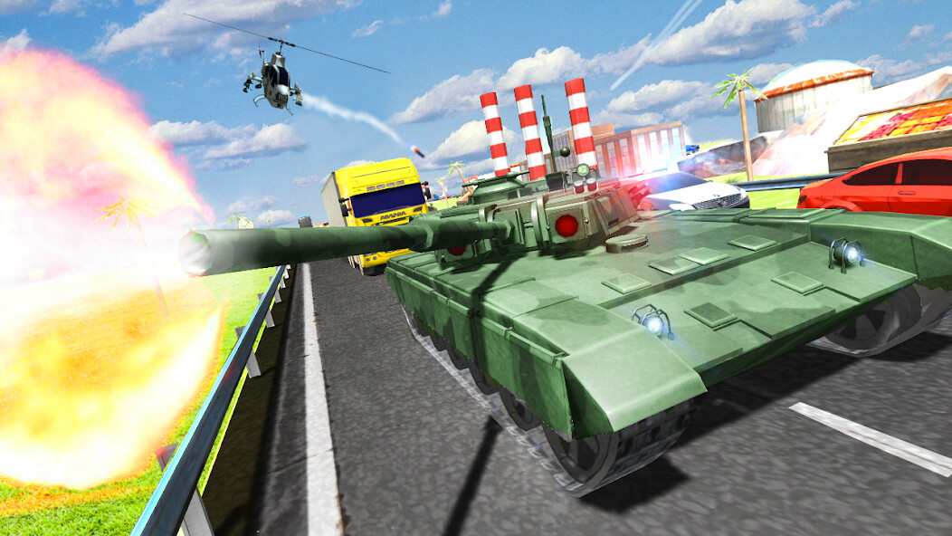 Play Tank Traffic Racer 