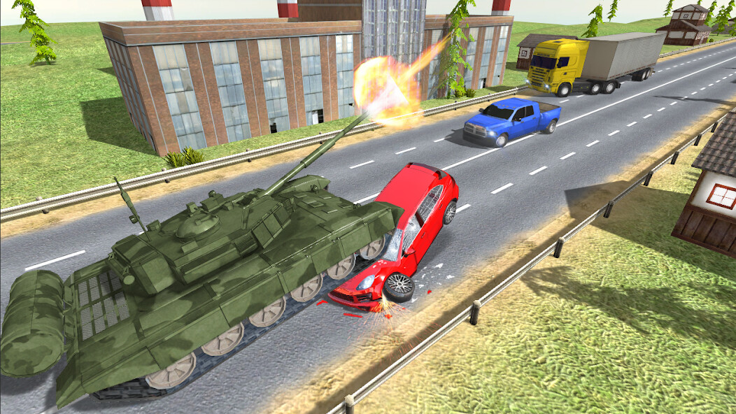Play Tank Traffic Racer 