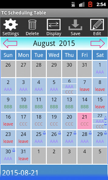 Play APK TC Scheduling Table  and enjoy TC Scheduling Table with UptoPlay com.towmschang.scheduling_table