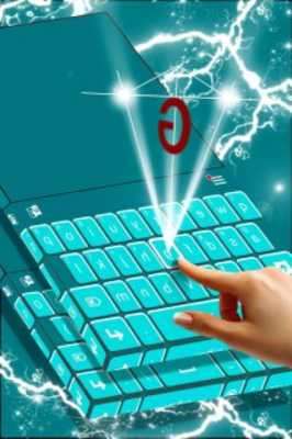 Play Teal Blue Keyboard Theme 