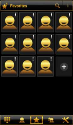 Play Theme Black Gold RocketDial 
