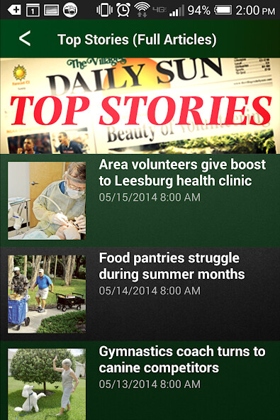 Play APK The Villages Daily Sun Mobile  and enjoy The Villages Daily Sun Mobile with UptoPlay com.appmachine.p4748EB